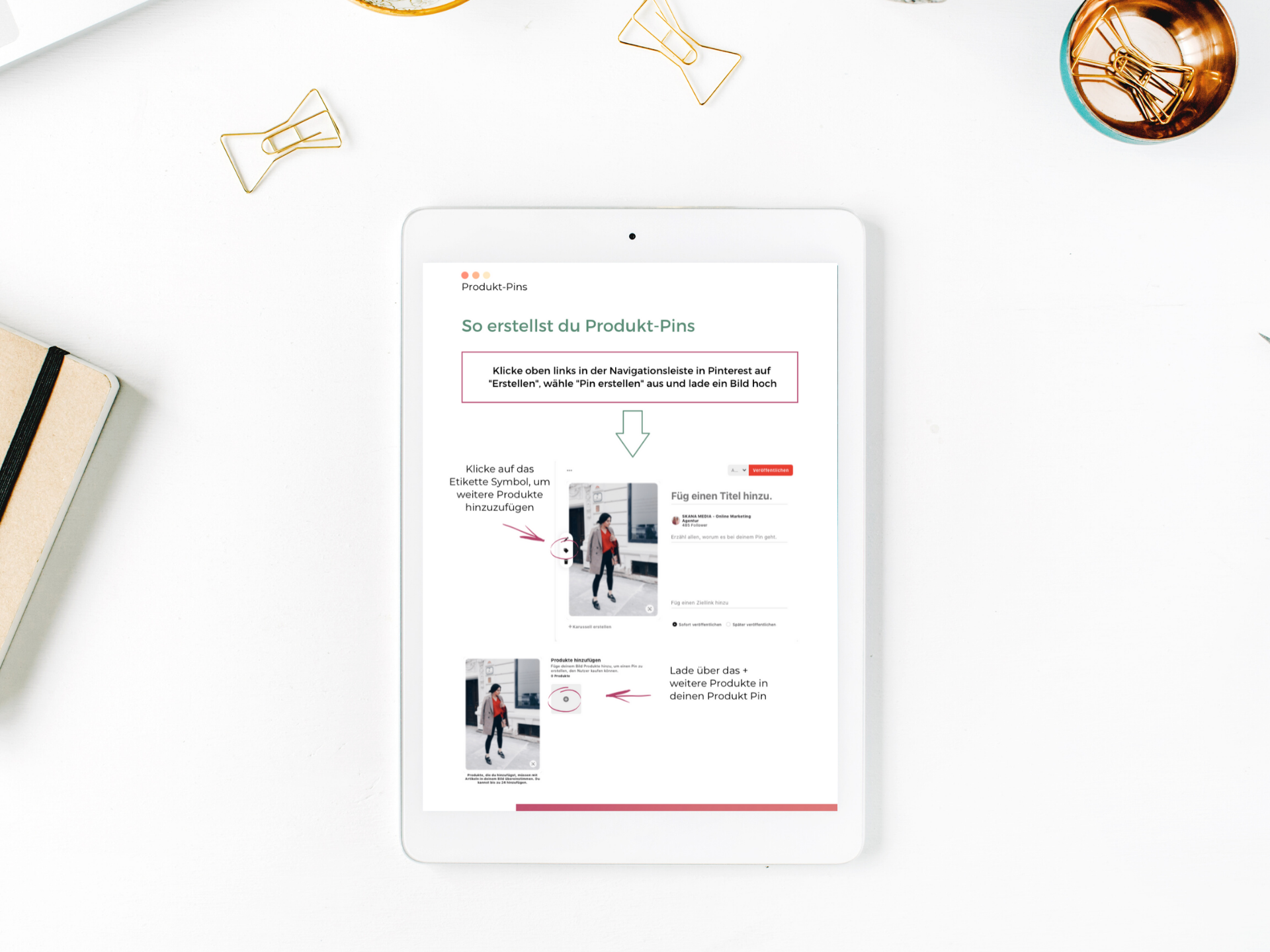 Produkt Pins in Pinterest hochladen - eine ausführliche kostenlose Anleitung